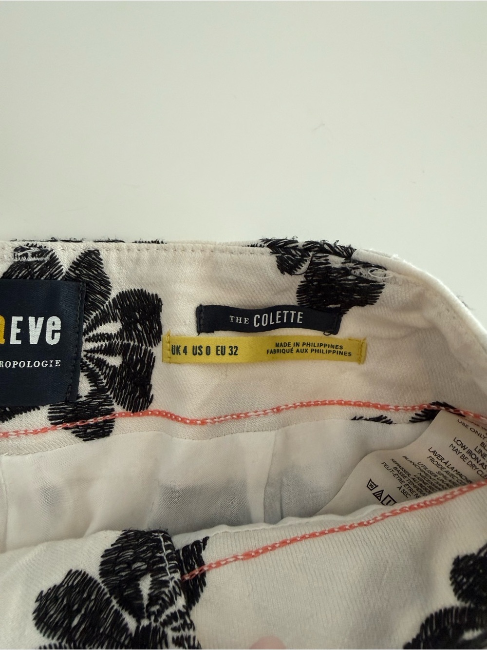 The Colette Cropped Wide-Leg Embroidered Pants by Maeve - Picture 2 of 9